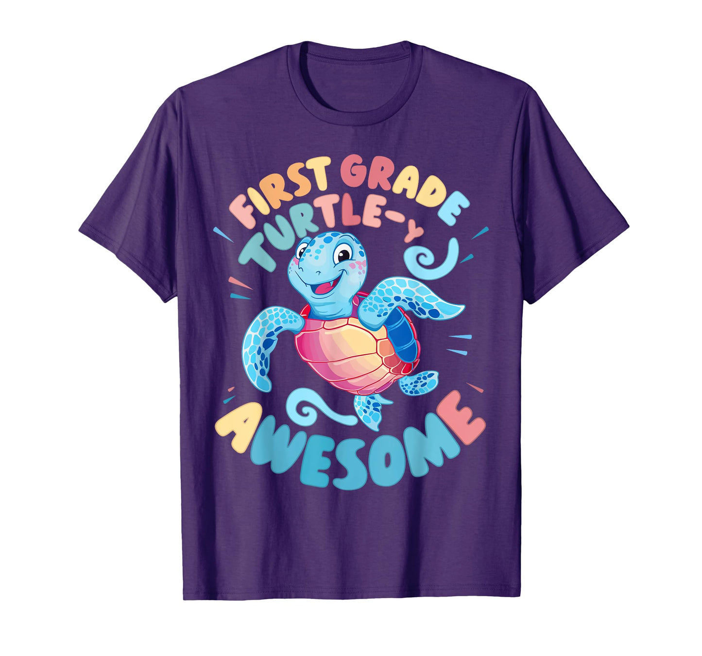First Grade Turtle-y Awesome 1st Grade Back to School T-Shirt
