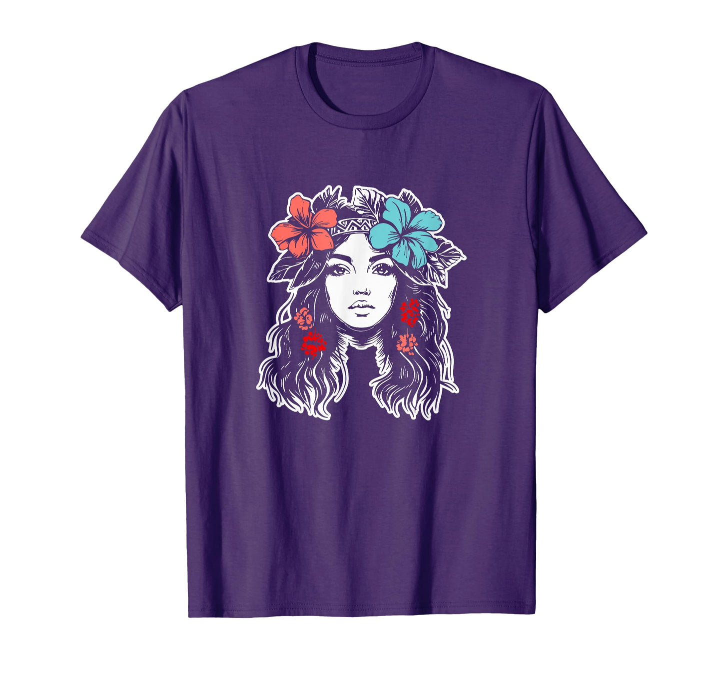 Hula Hibiscus Queen Hawaii T-Shirt