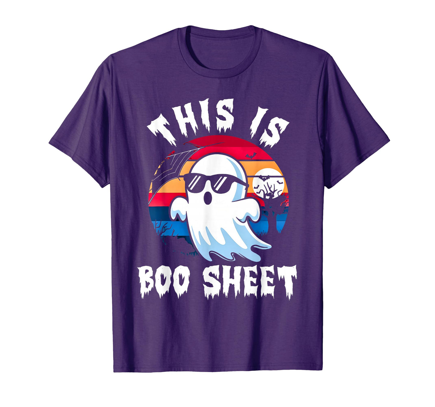 This is Boo Sheet Boo Ghost Halloween Men Women Kids T-Shirt