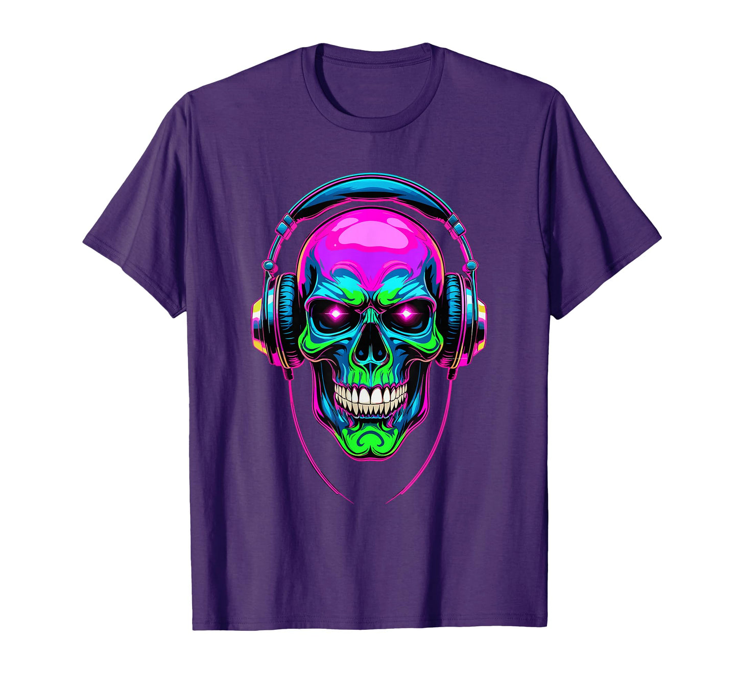 Neo Skull Headphones T-Shirt