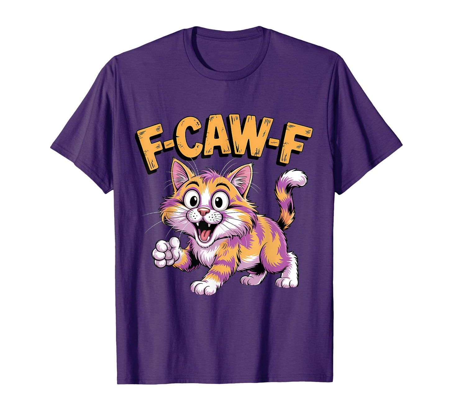 F-Caw-F Cat Gothic Meme_Humor T-Shirt