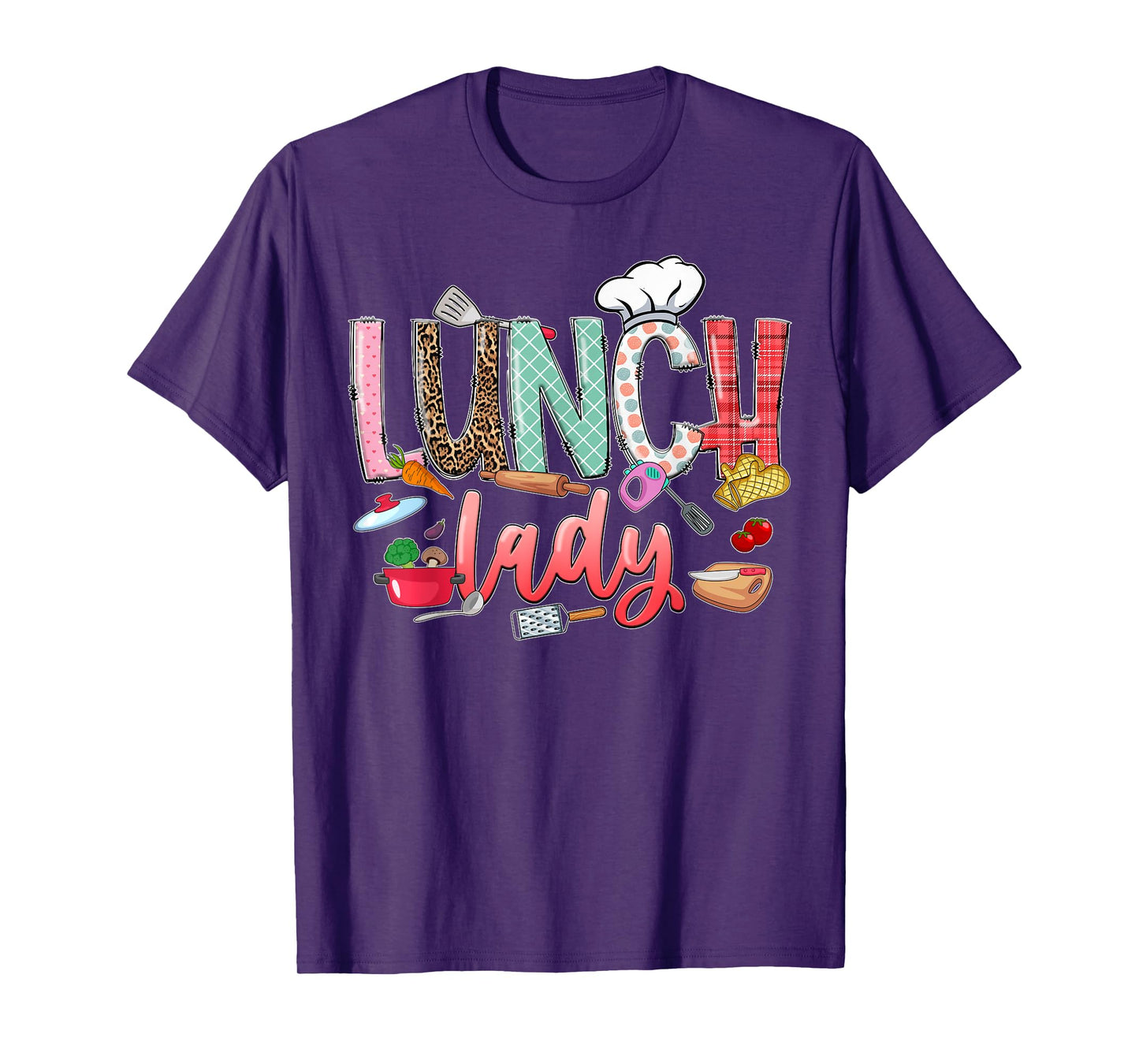 Lunch Lady, Lunch Lady Squad, School Lunch Ladies T-Shirt, Small, Black