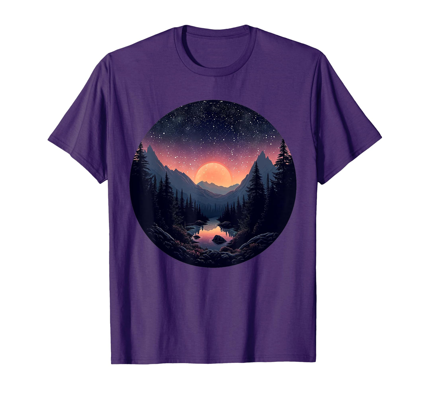 Nature's Canvas Undisturbed Mountain Trails for Men and T-Shirt