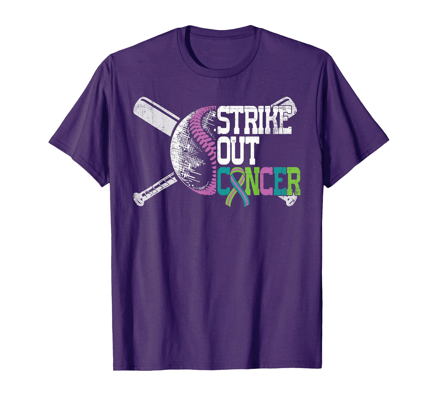 Metastatic Breast Cancer Awareness Shirt Strike Out Cancer T-Shirt