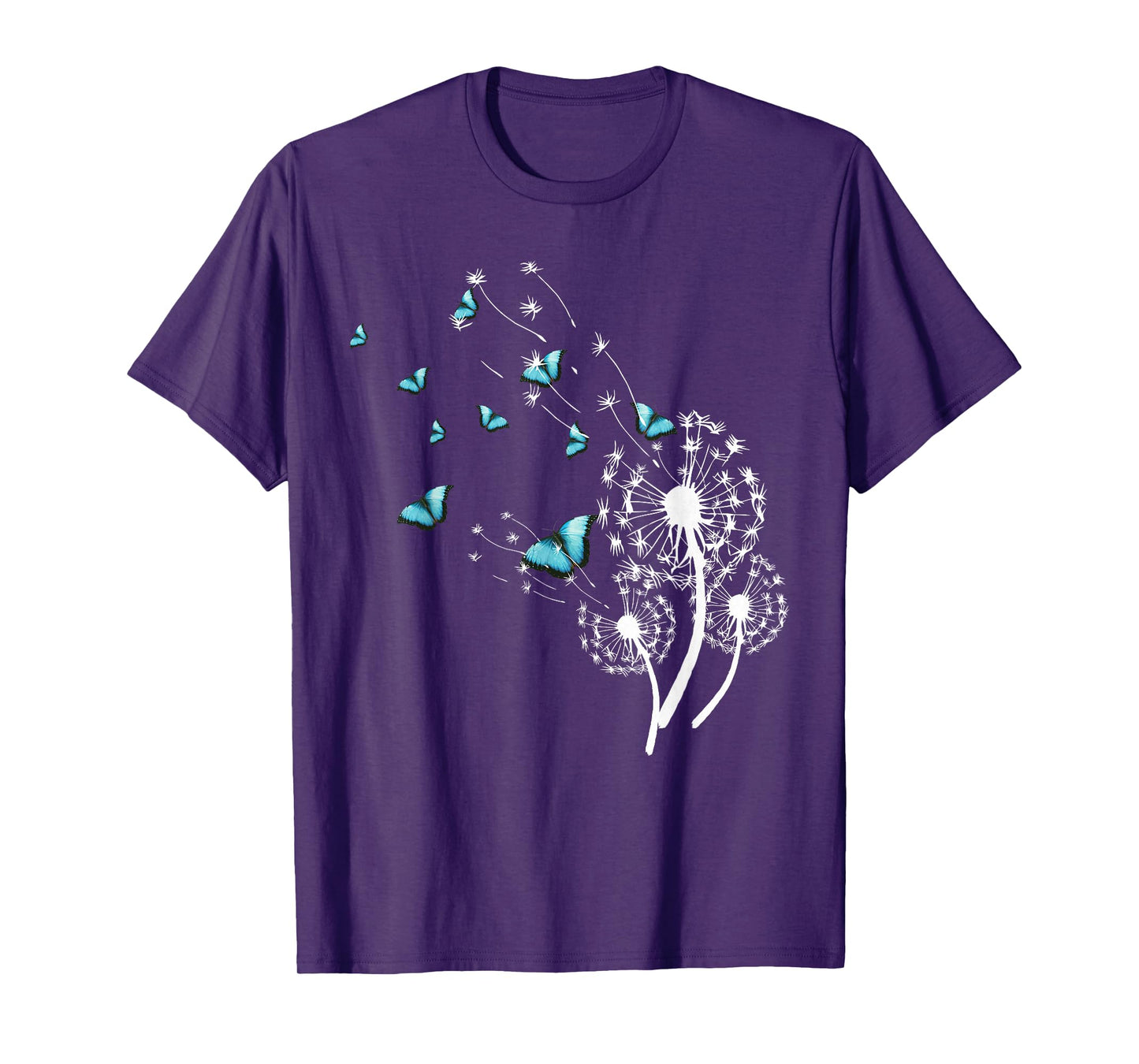 Dandelion and Butterflies Design for Women Dandelion T-Shirt