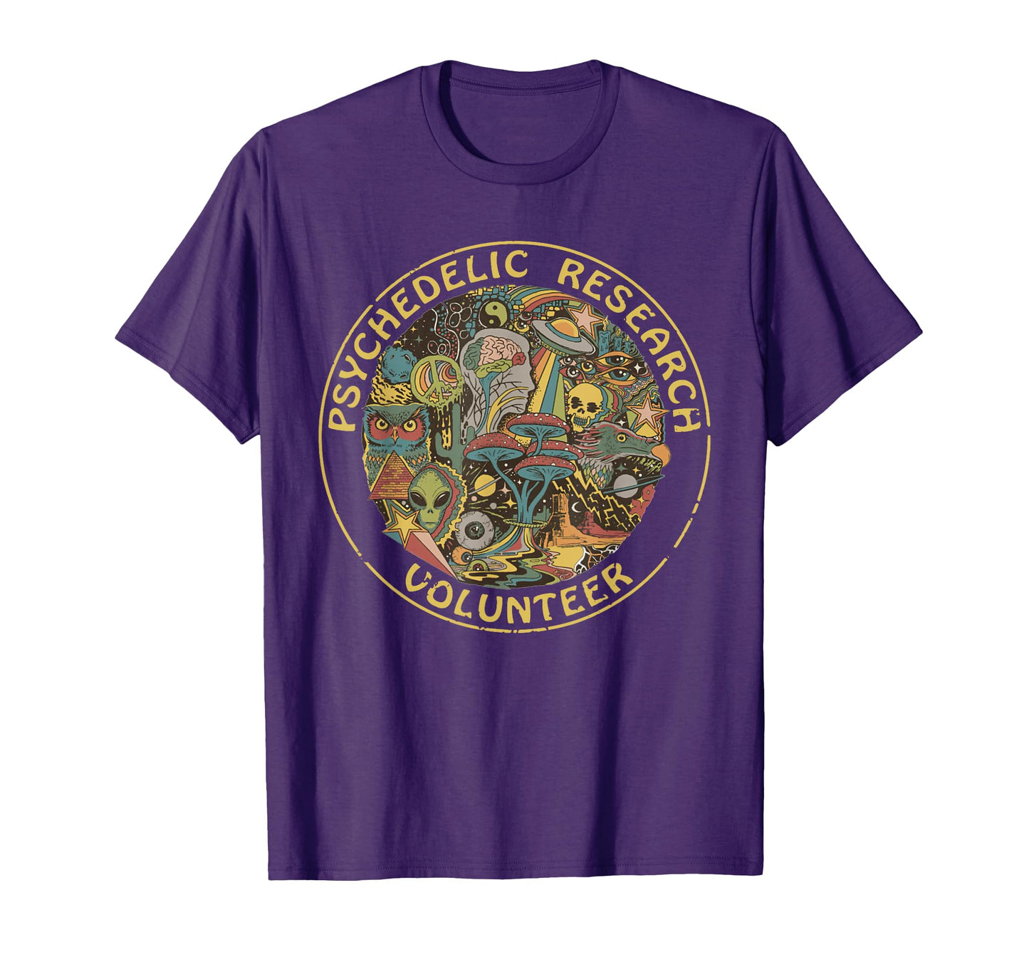 Psychedelic Mushroom | Psychedelic Research Volunteer T-Shirt