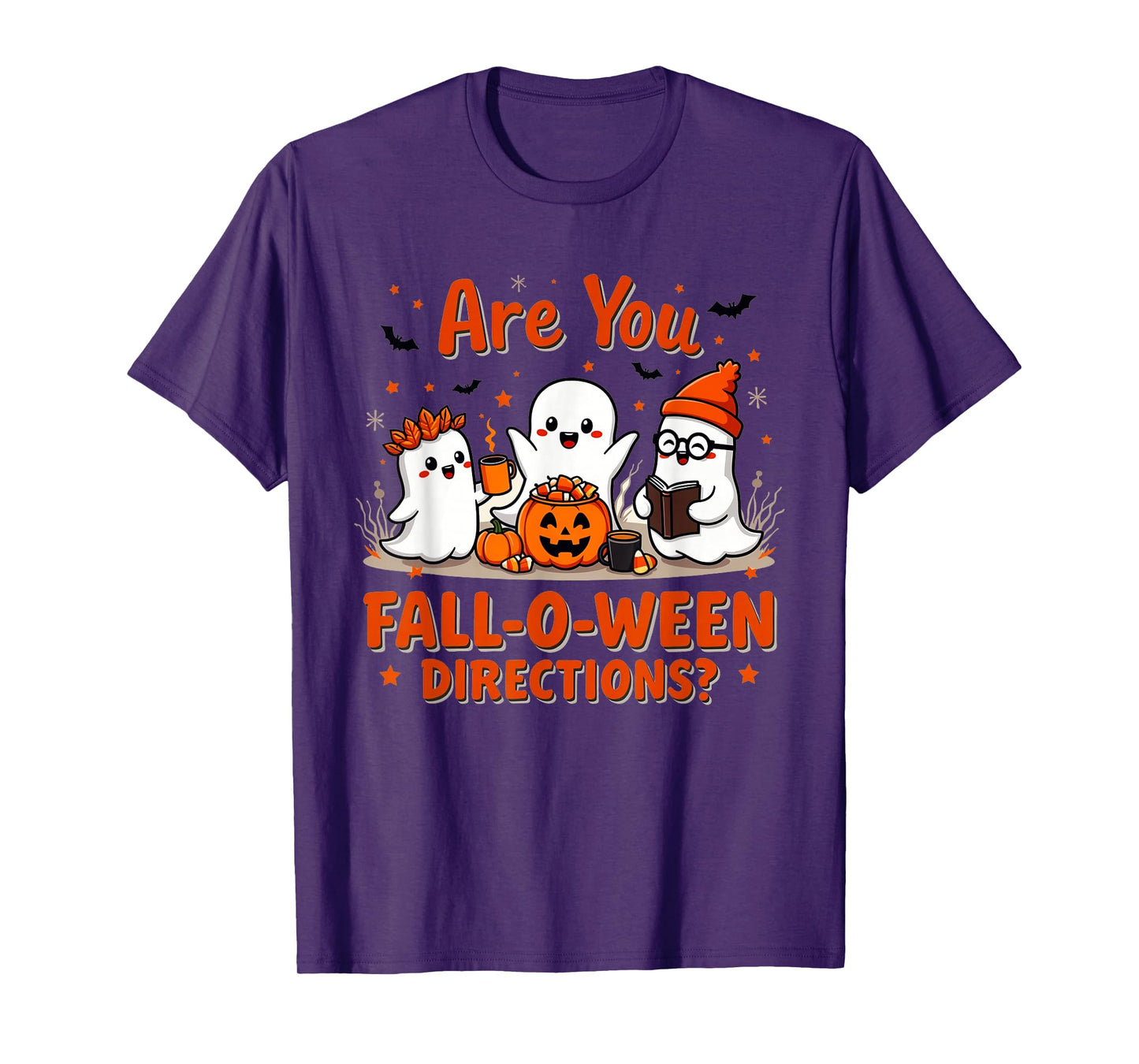 are You Fall O Ween Directions Funny Halloween Teacher Joke T-Shirt