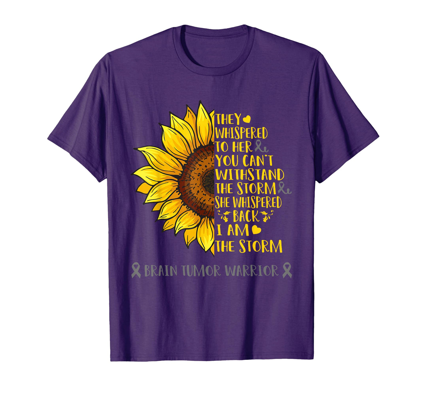 I Am The Storm Brain Tumor Warrior Shirt T-Shirt