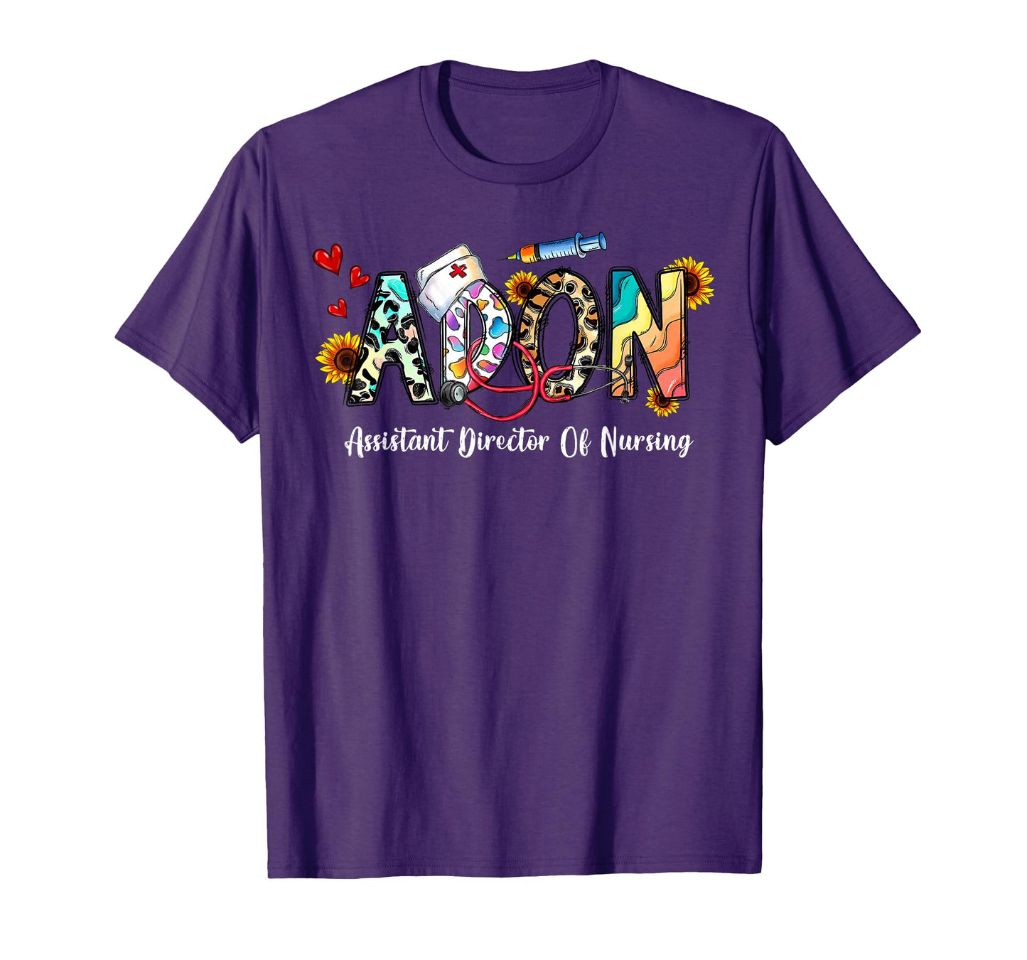 Leopard ADON Nurse Assistant Director of Nursing Western T-Shirt