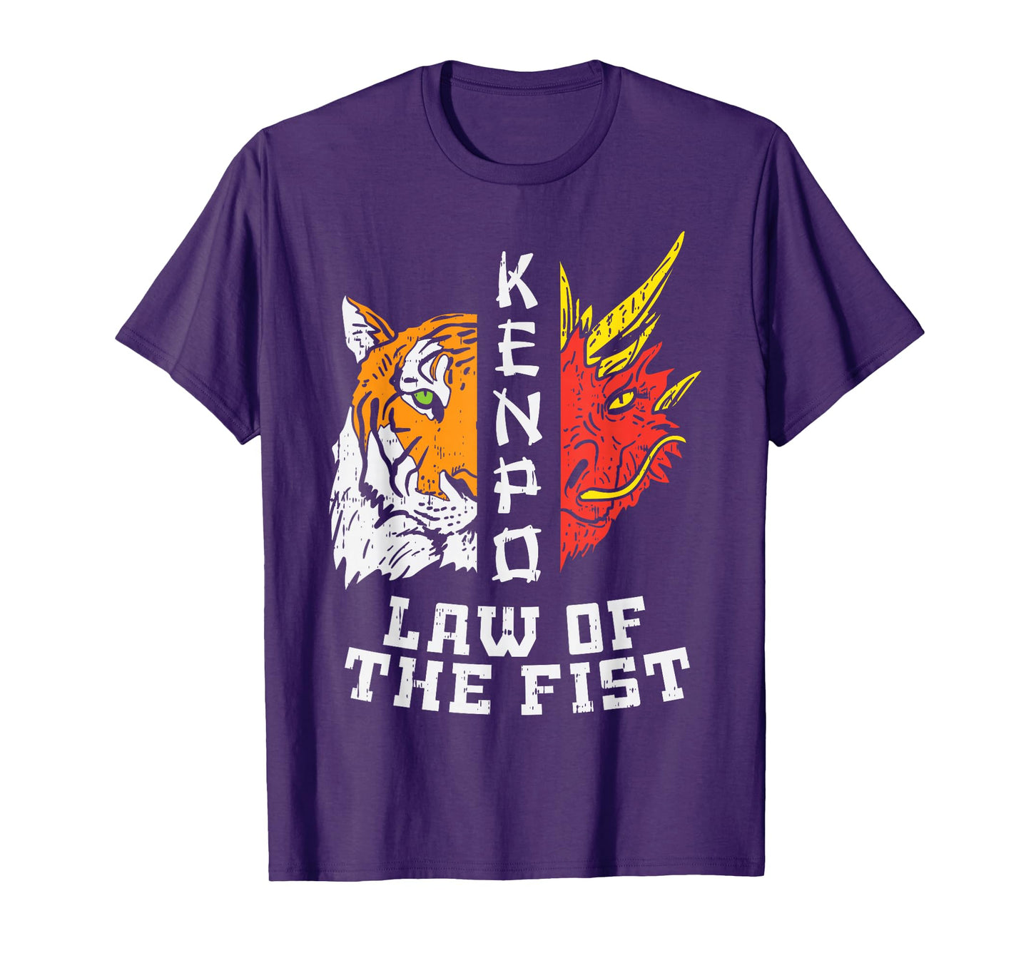 Kenpo Law Of Fist Tiger Dragon Kempo Karate Men Women Gift T-Shirt