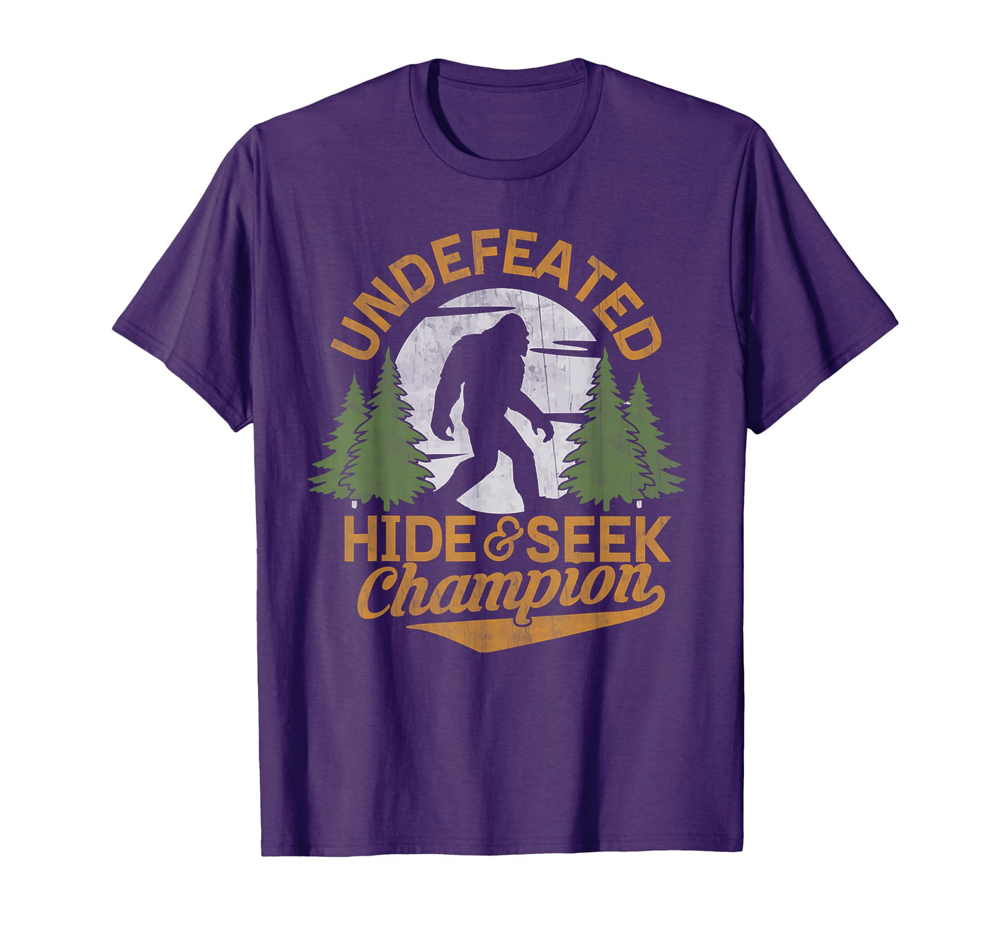 Bigfoot Hide and Seek Champion Sasquatch Stuff Men T-Shirt