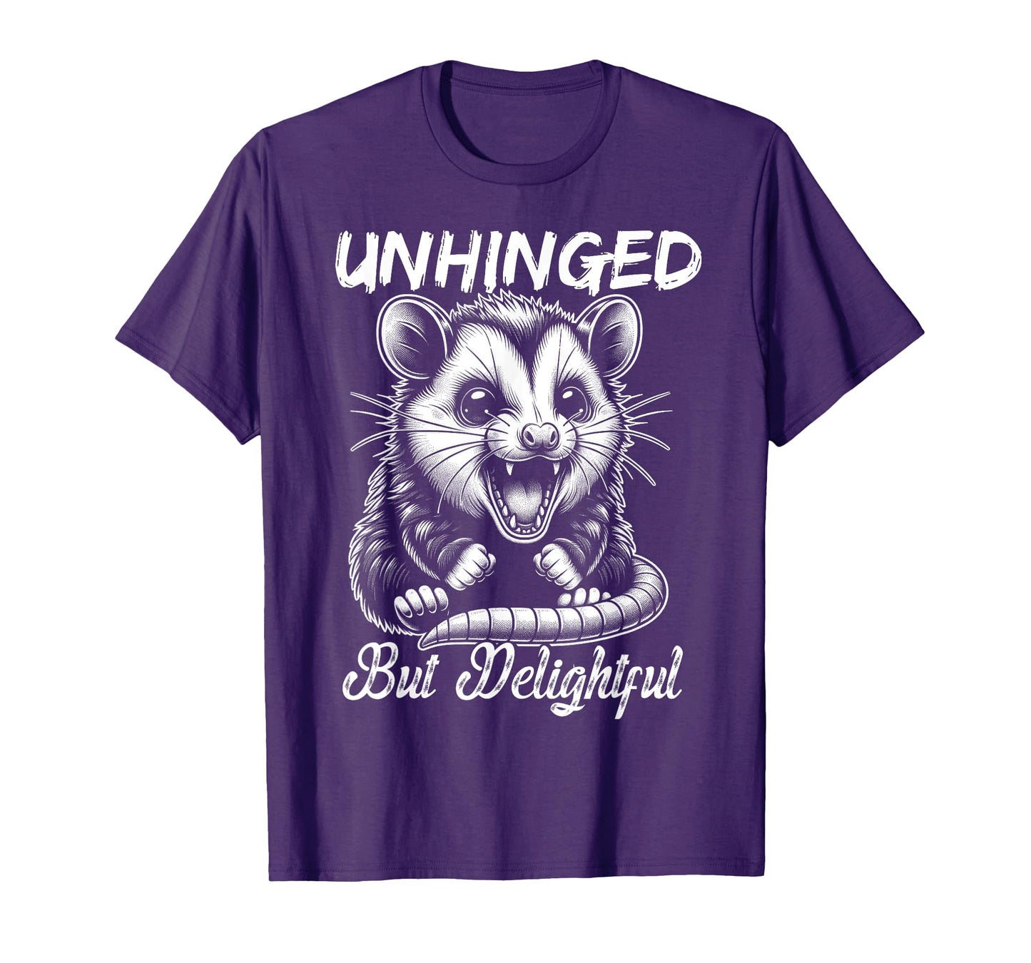 Opossum Funny Unhinged but Delightful Meme Possum Graphic T-Shirt