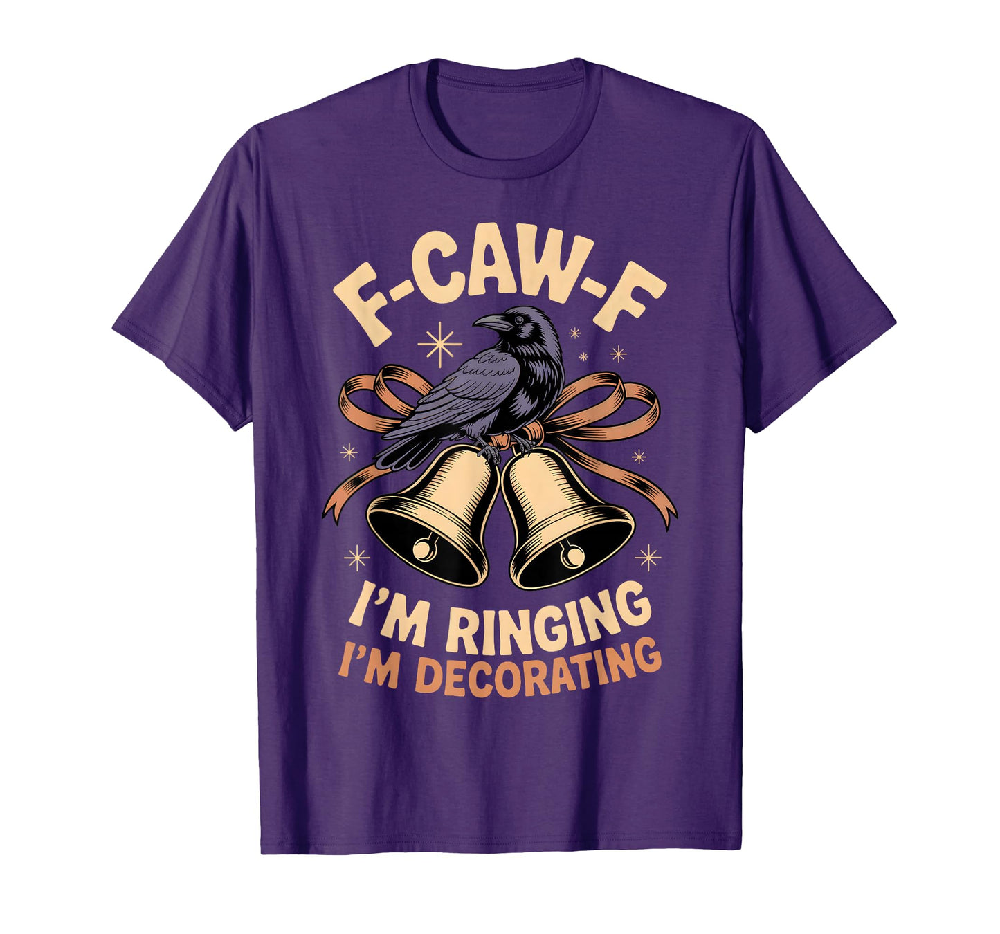 F-CAW-F Christmas Rooster F cawf Chicken X-Mas Men Women T-Shirt