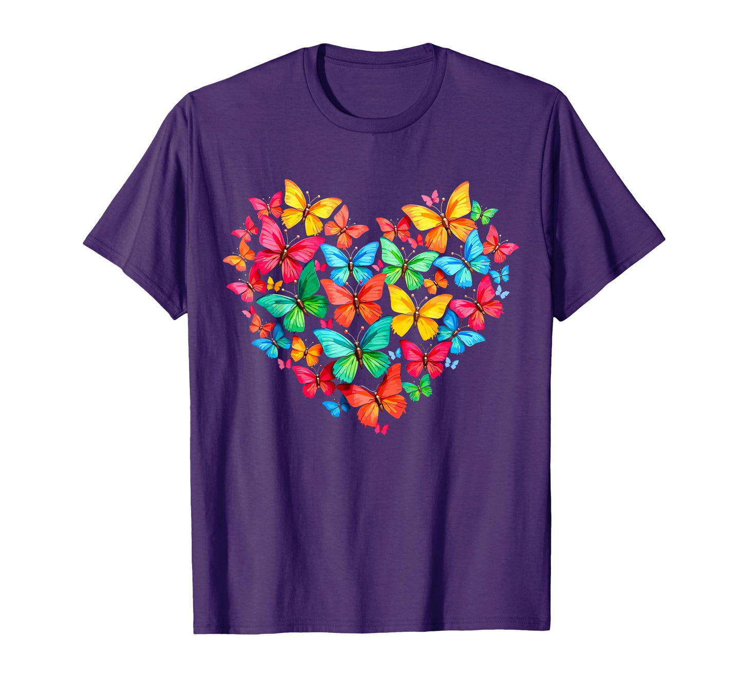 Butterfly Heart Colorful Butterflies T-Shirt