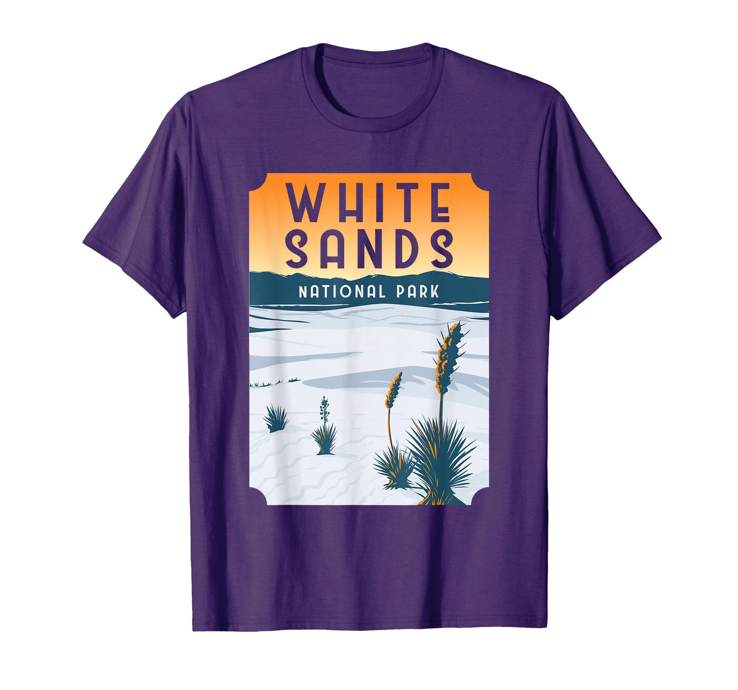 White Sands New Mexico US National Park Vintage Gift T-Shirt