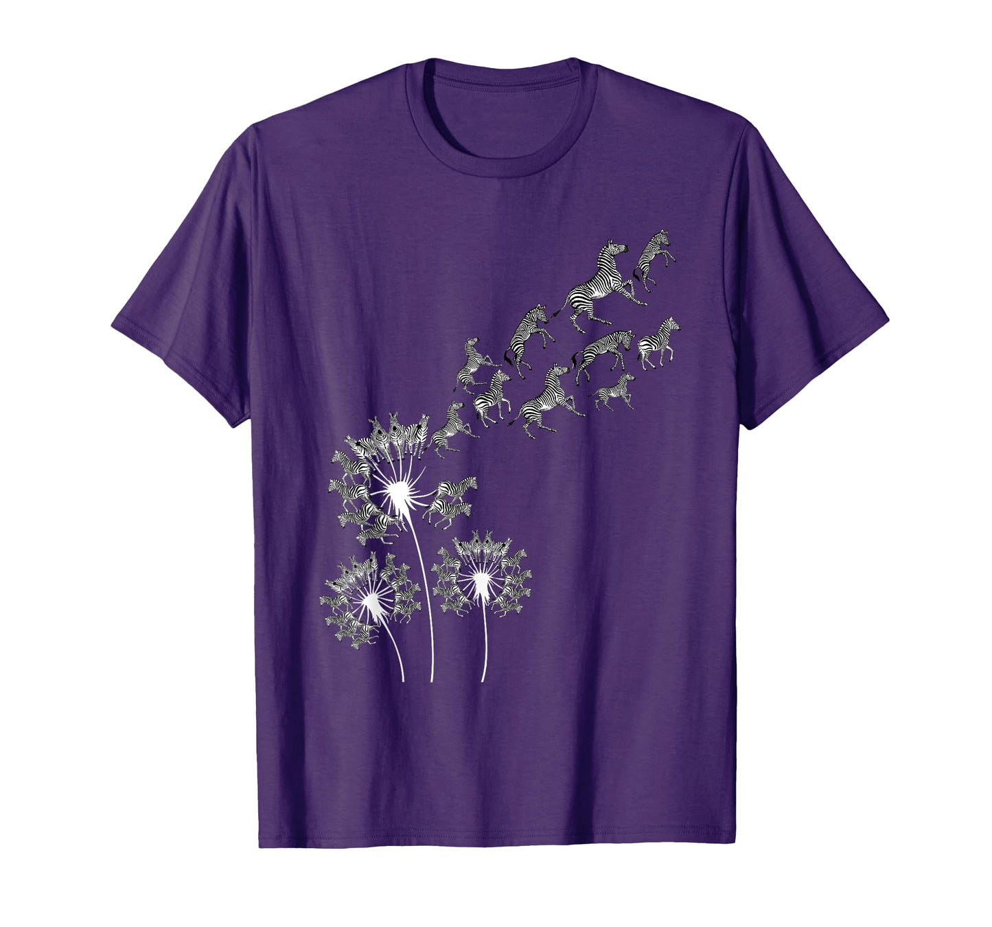 Dandelion Zebras - Safari Zebra Lover Zookeeper T-Shirt