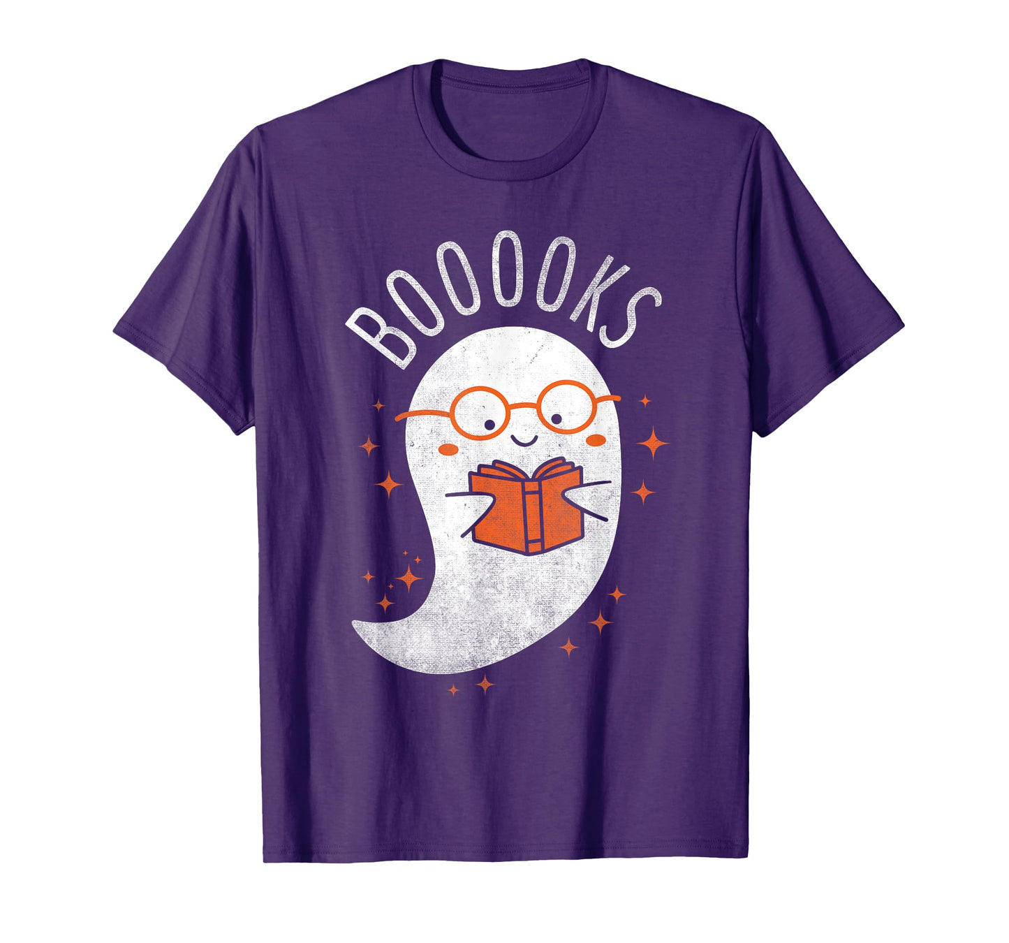 Booooks Ghost Funny Halloween Teacher Book Library Reading T-Shirt