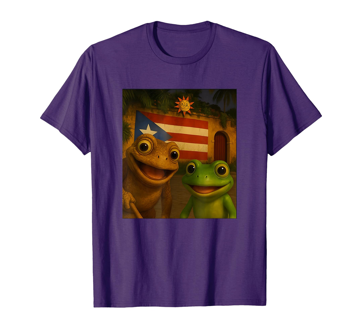 Sapo Concho Coqui Frog Selfie Puerto Rican T-Shirt