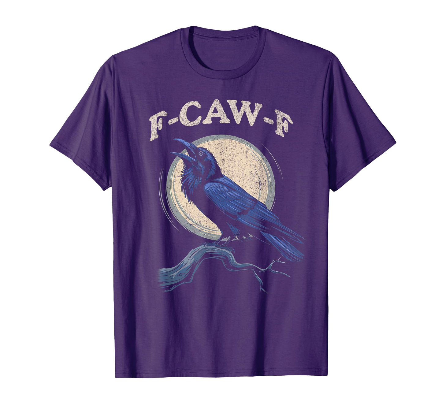 Funny Black Crow F-Caw-F Crow Lover T-Shirt