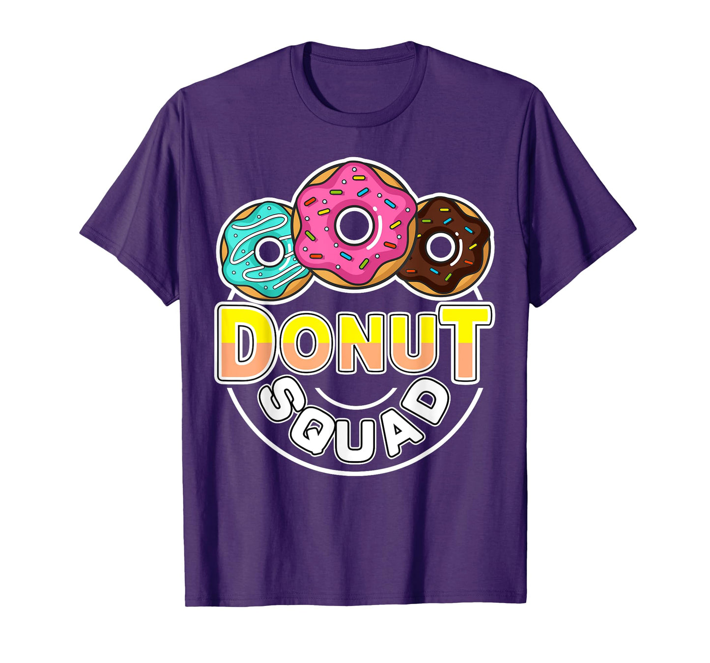 Donut Squad Matching Donut Party Crew Doughnut Sprinkles T-Shirt