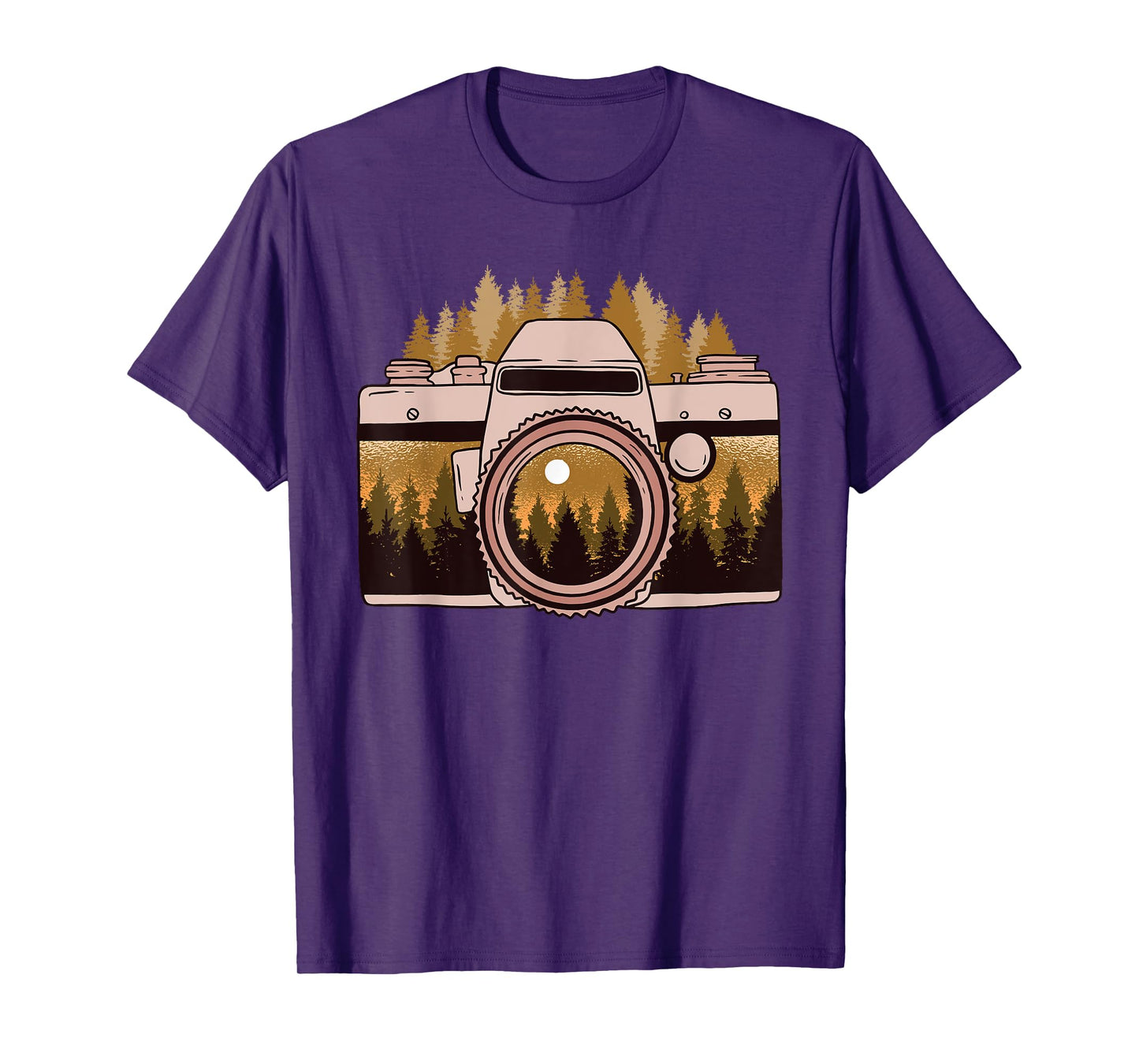 Camera Nature Photography Forest Photographer Gift T-Shirt