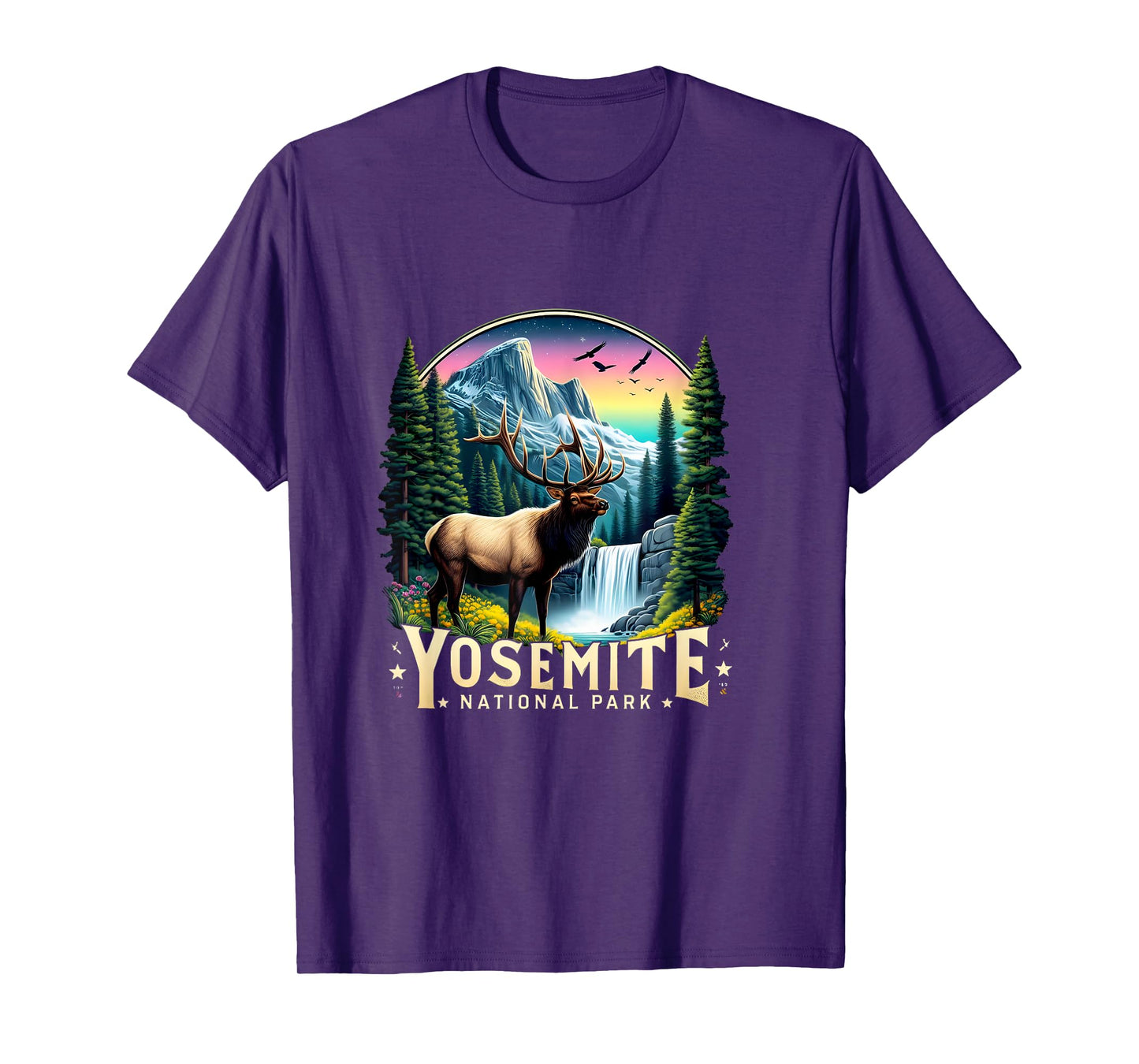 Yosemite Road Trip 2025 Womens Mens Family National Park T-Shirt