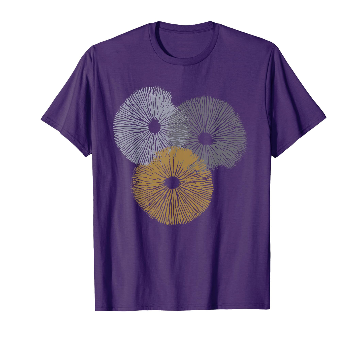 Mushrooms tshirt for foragers, spore print forager shirt