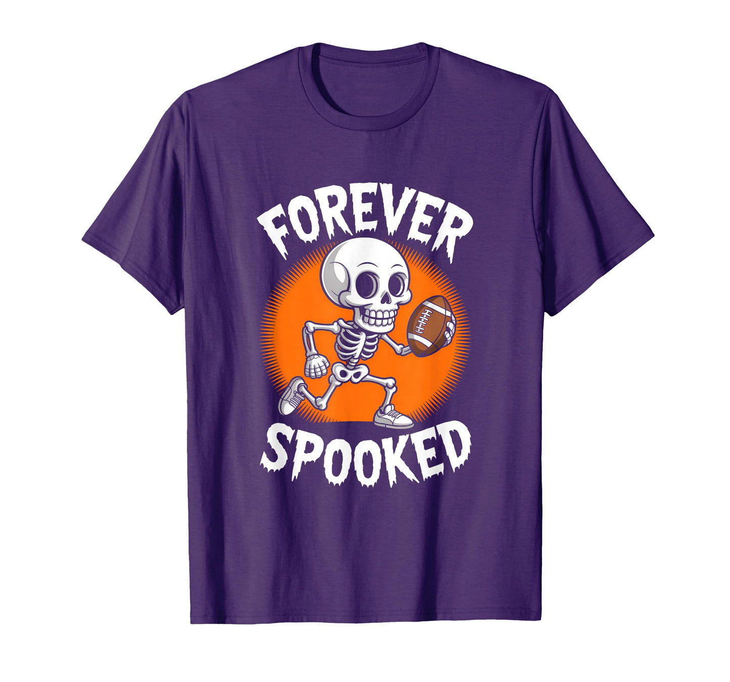 Halloween Skeleton Tennis Forever Spooked Tee T-Shirt