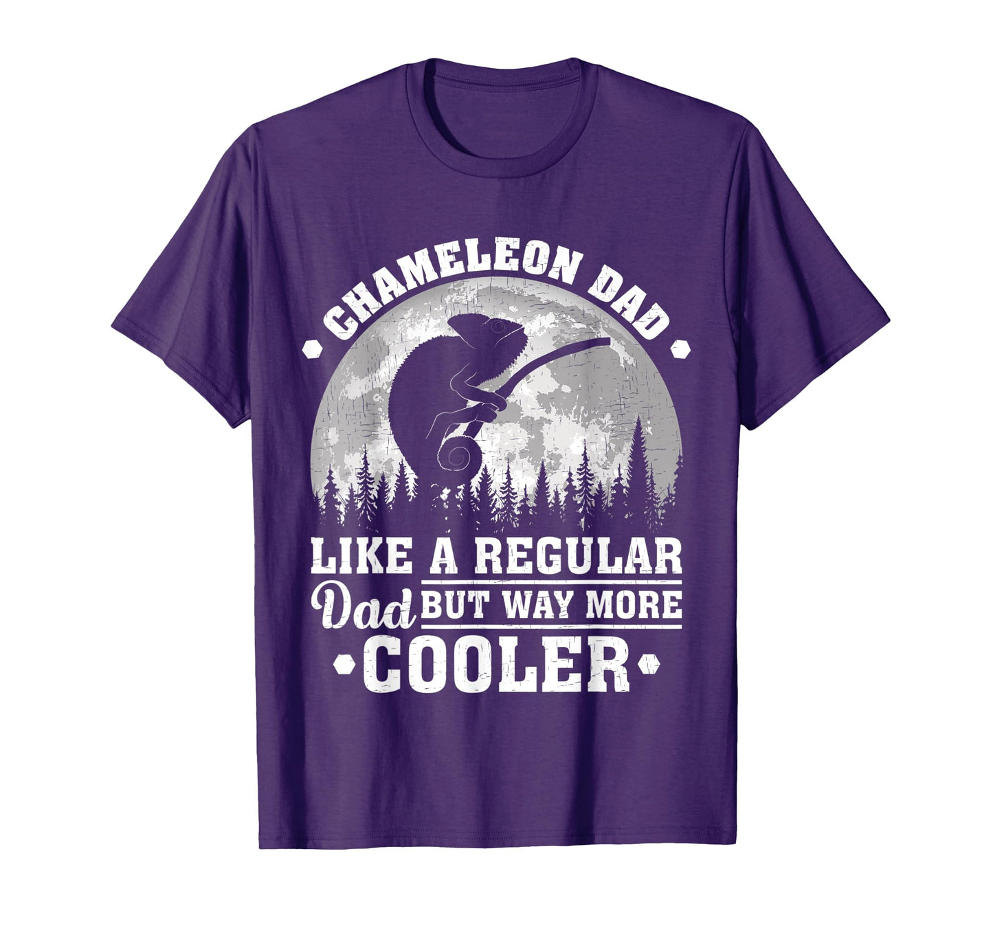 Mens Chameleon Dad Like A Regular Dad Funny Chameleon Fathers Day T-Shirt