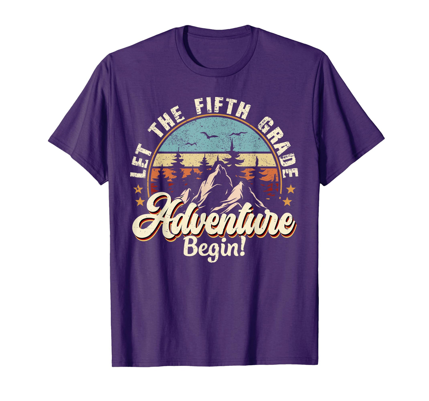 Back To School Let The 5th Grade Adventure Begin T-Shirt