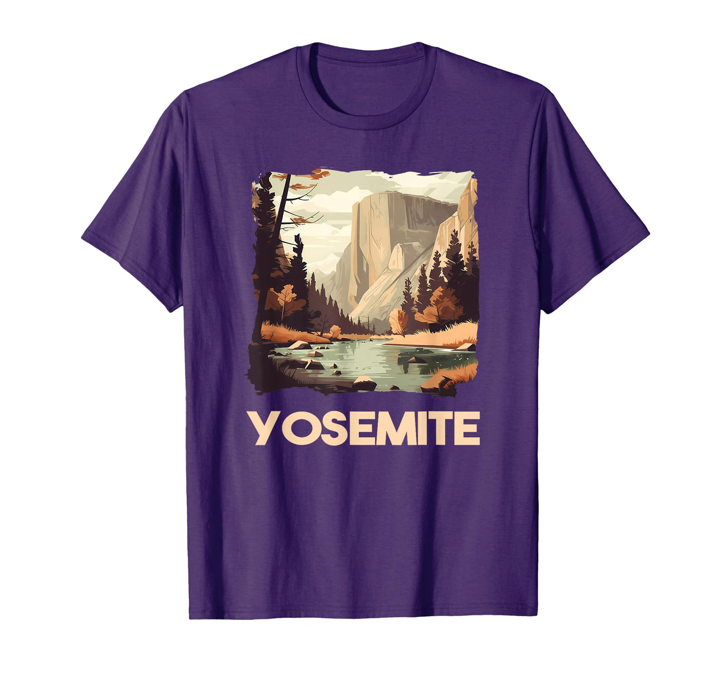 Vintage Yosemite National Park Nature Lover Adventure T-Shirt
