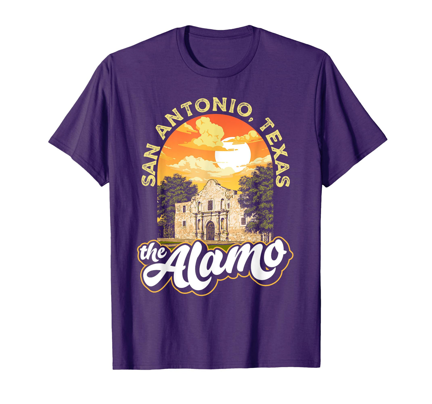 The Alamo San Antonio Texas Mission Vintage Retro Remember T-Shirt