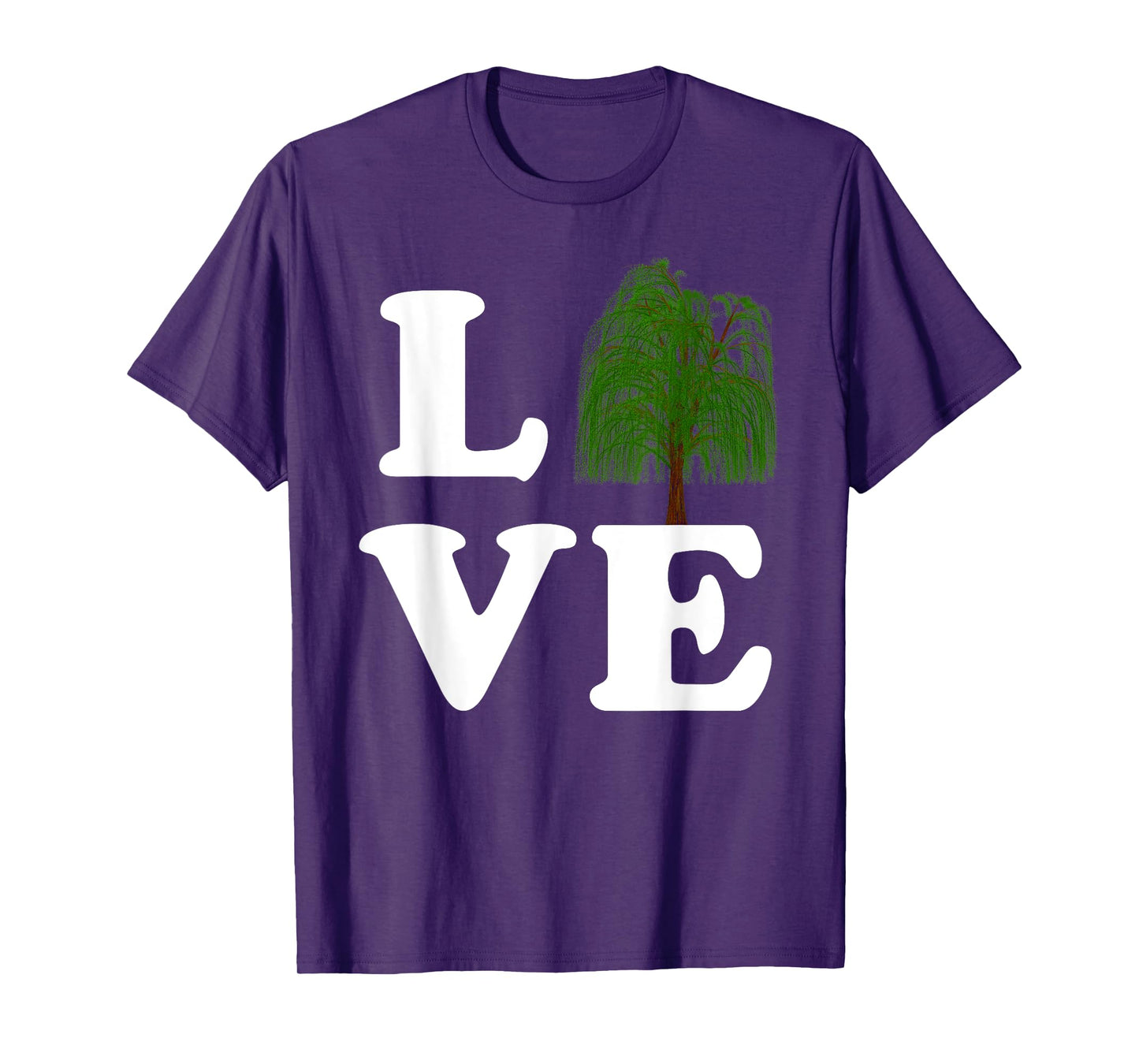Love Trees Shirt Earth Day Weeping Willow Women Men Kids Tee T-Shirt