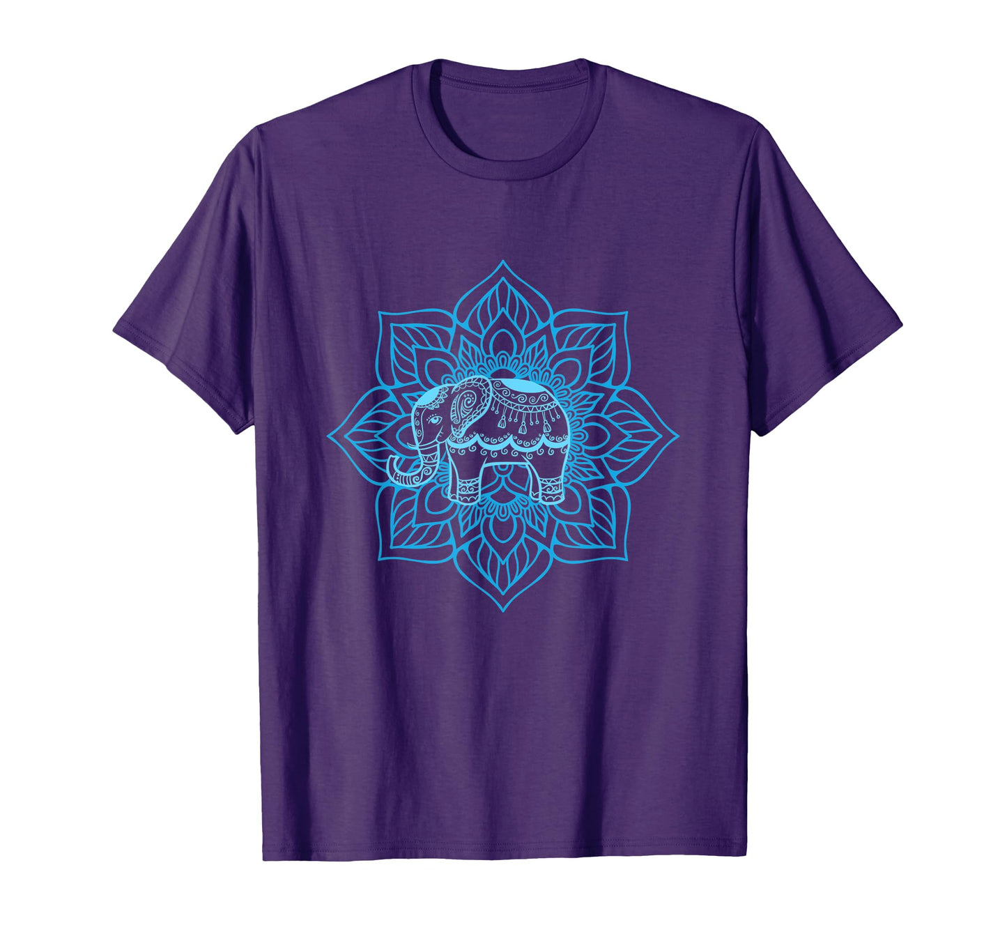 Water Elephant Mandala | Spiritual New Age Buddhist Yoga T-Shirt