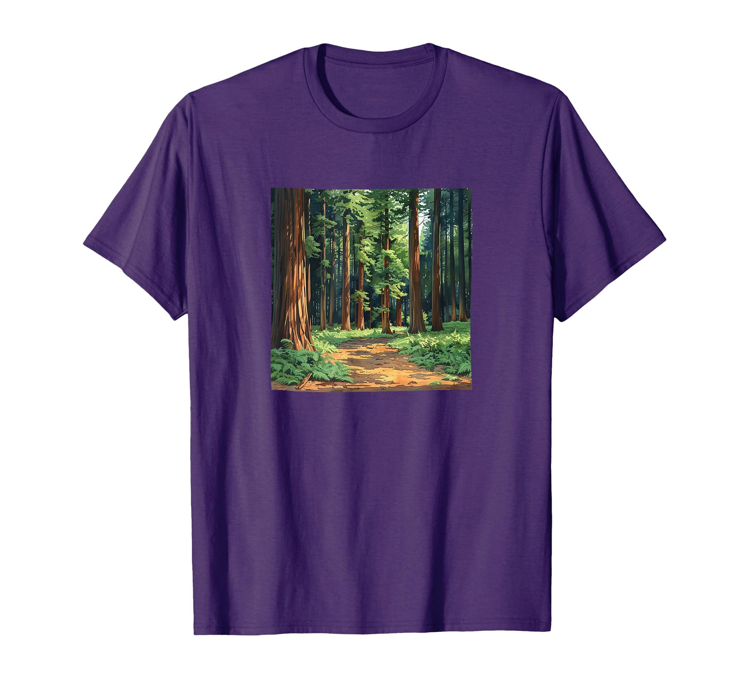 Redwood Trees Forest Graphic T-Shirt