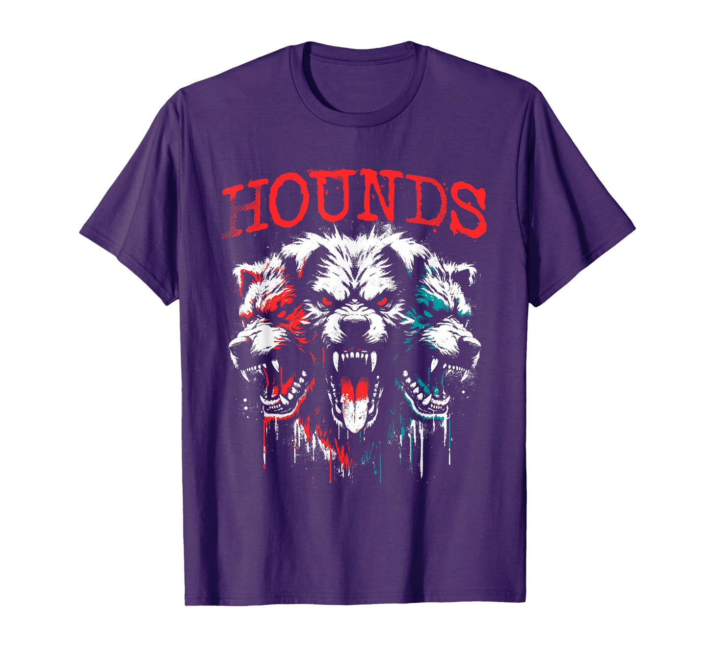 Cerberus - Creepy Three-Headed Hound Of Haides Halloween T-Shirt