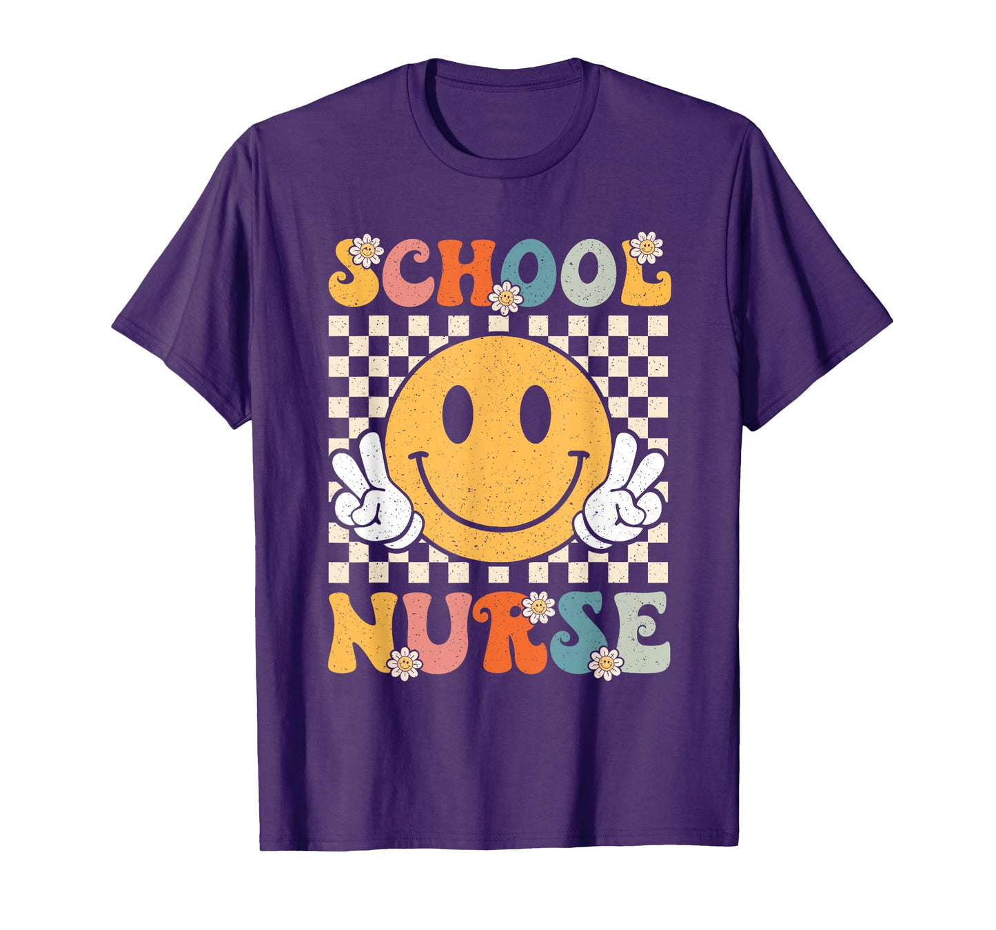 School Nurse Smile Face Future Nurse Nursing Medical Student T-Shirt