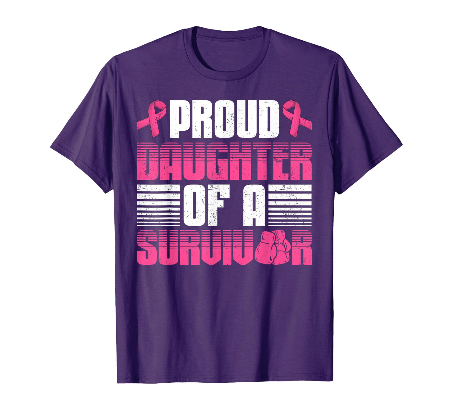 Proud Daughter of A Survivor Wife Breast Cancer Awareness T-Shirt