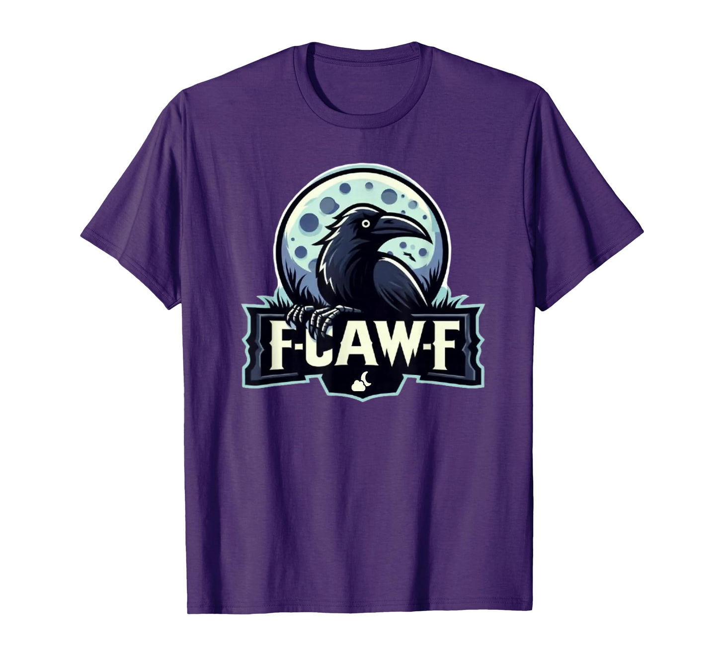 F Caw F Crow Bird Saying Graphic Raven T-Shirt