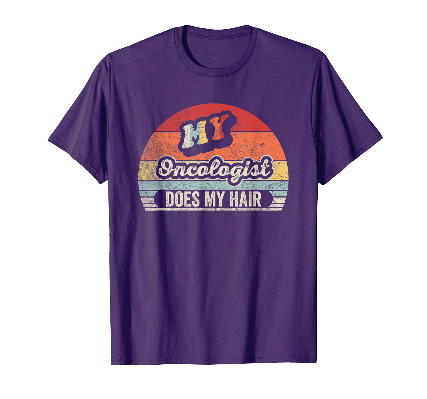Retro Vintage My Oncologist Does My Hair Chemotherapy T-Shirt