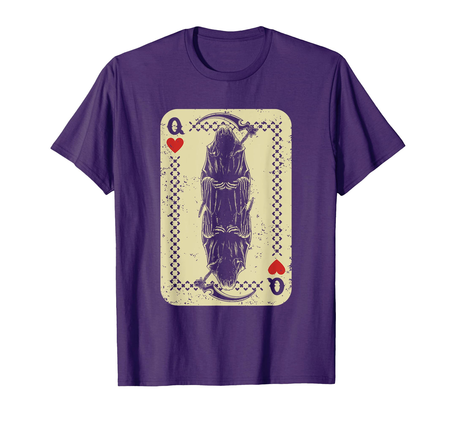 Santa Muerte Calavera Mexico Skeleton Poker Card Death Queen T-Shirt