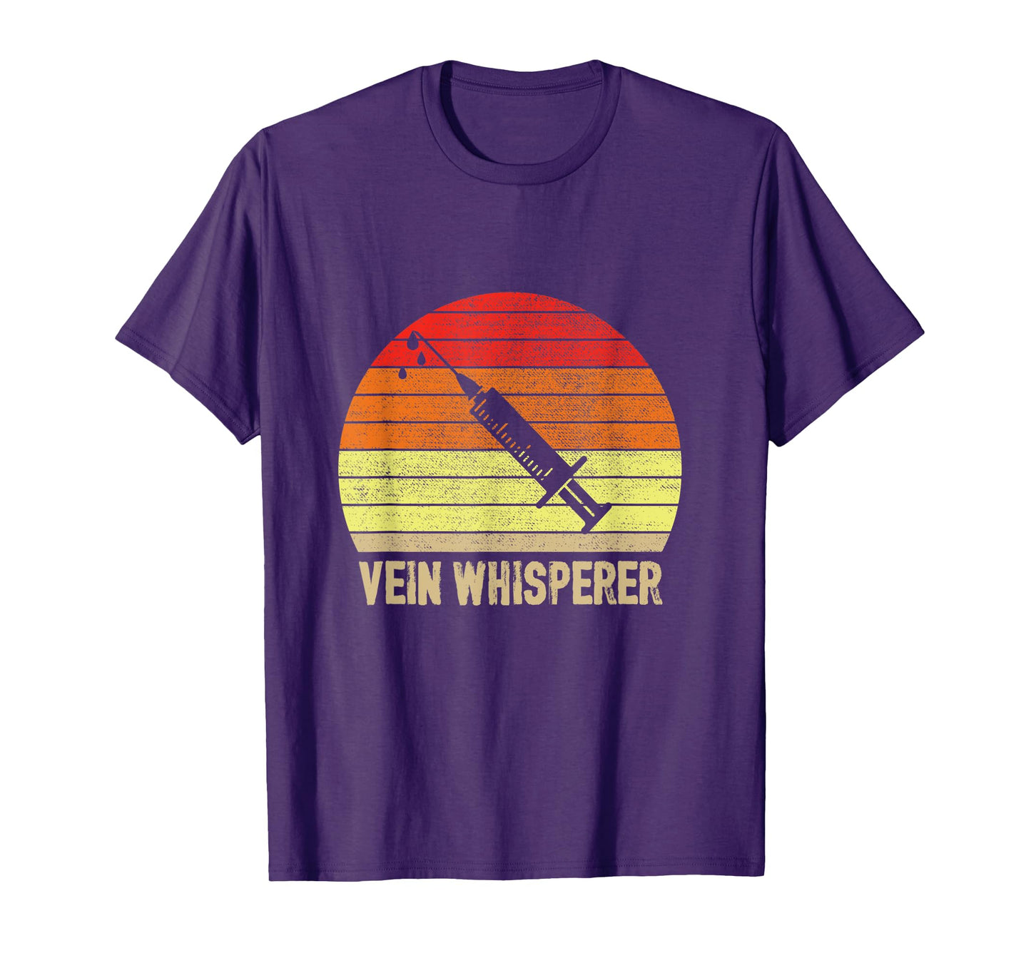 Retro Phlebotomist Vein Whisperer Medical Nurse Phlebotomy T-Shirt