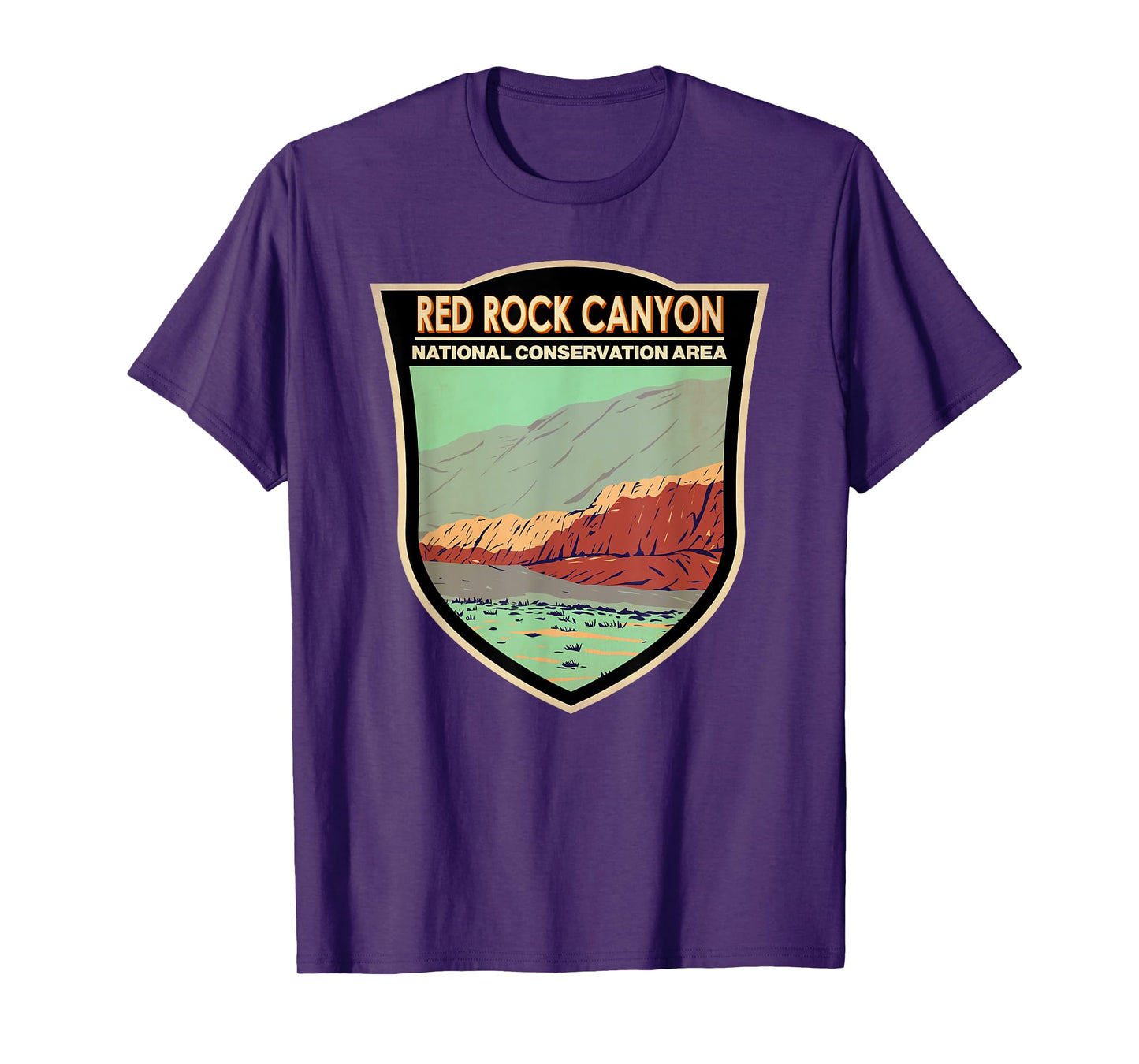 Red Rock Canyon National Conservation Area Badge T-Shirt