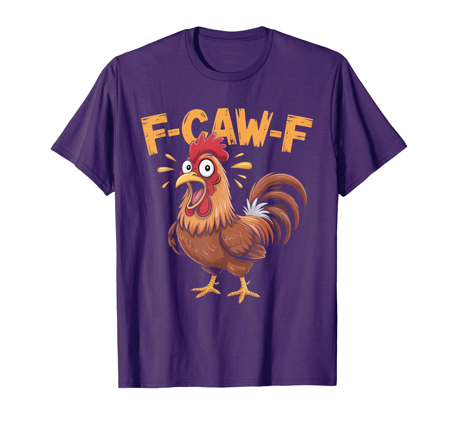 Funny F-Caw-F Rooster Chicken Humor Halloween T-Shirt