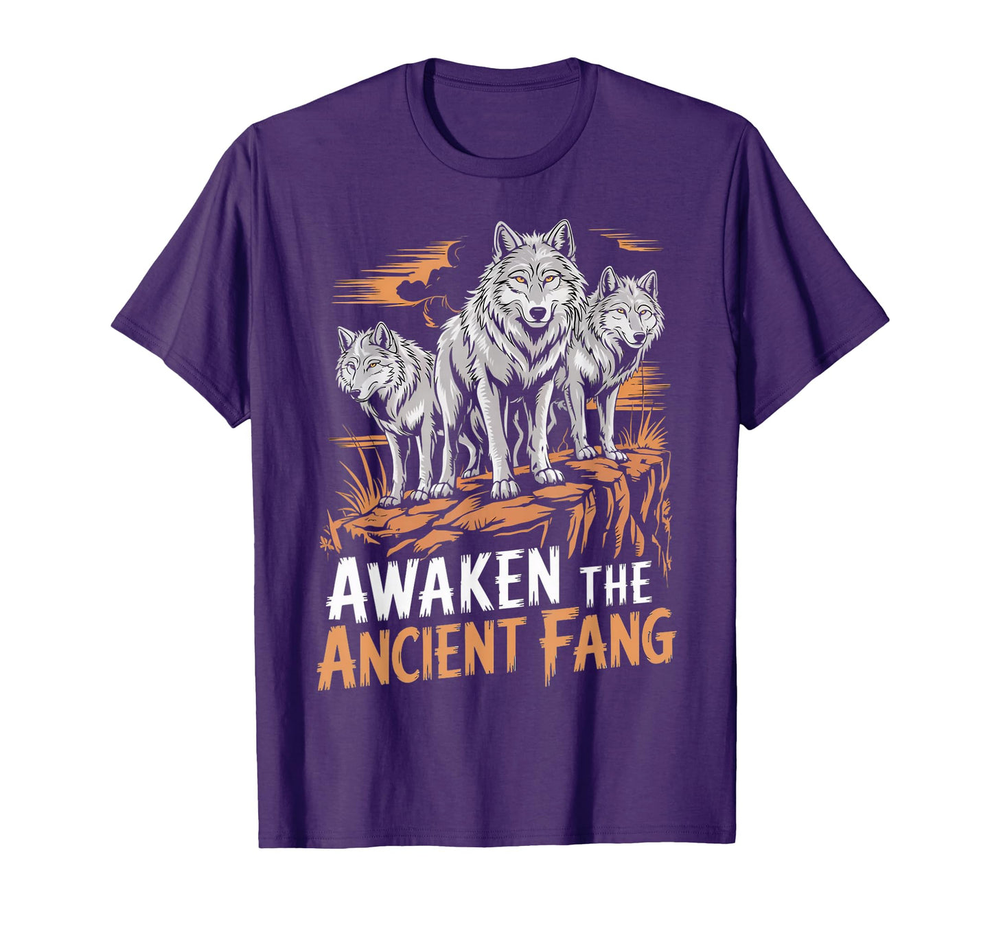Ancient Fang Dire Wolf White Wolf Animal Dire Wolf T-Shirt