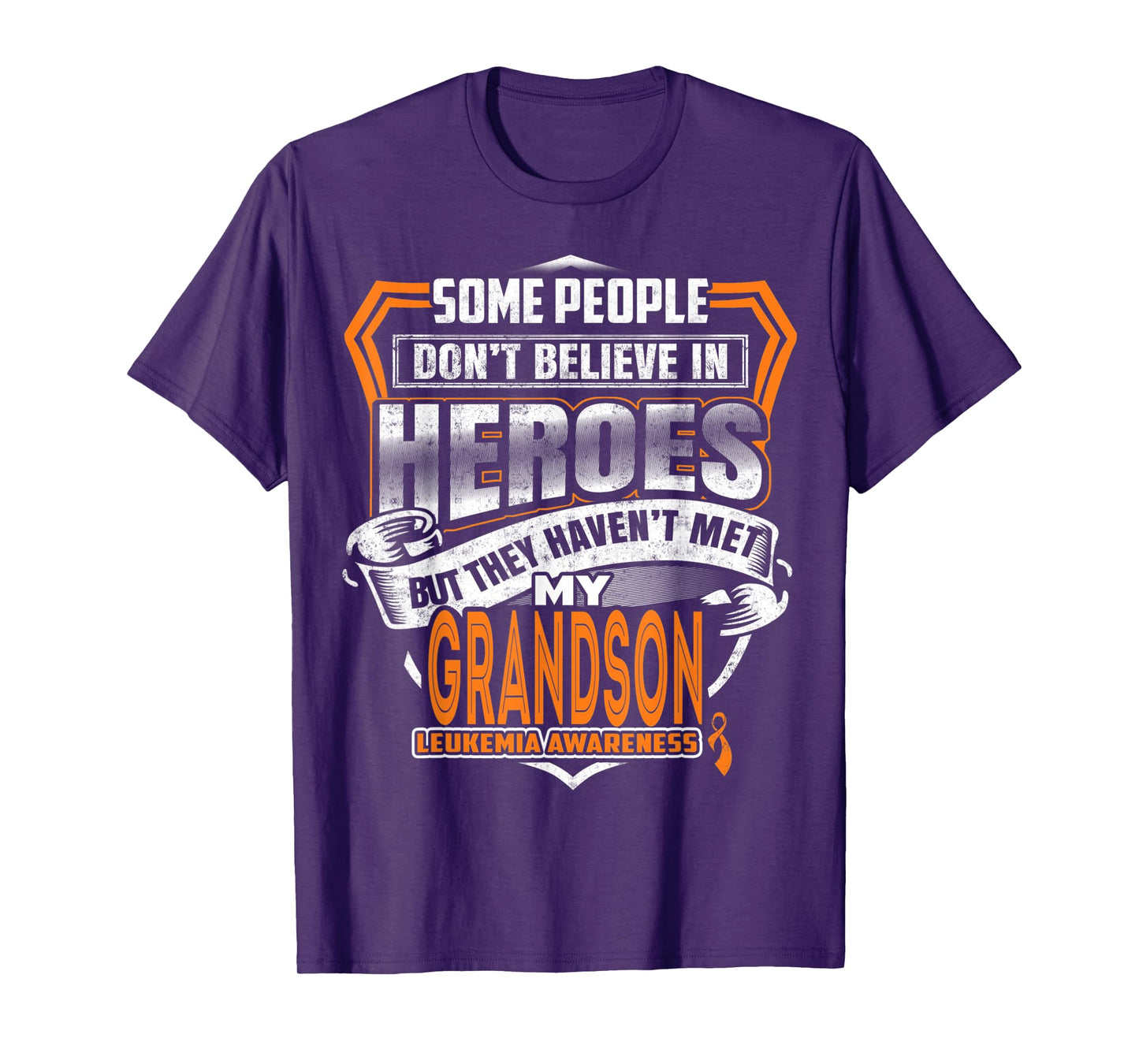 My Grandson's Fight is My Fight Leukemia Awareness T-Shirt