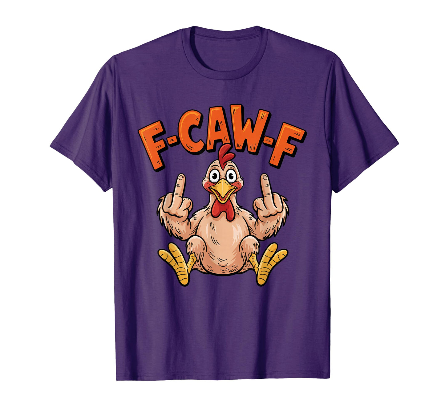 Funny F-Caw-F Turkey Humor F-CAW-F Turkey Thanksgiving Meme T-Shirt