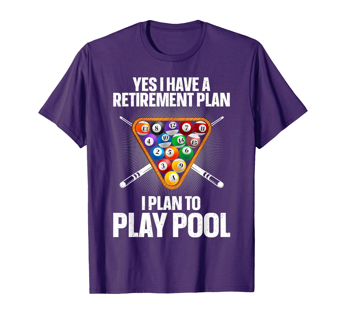 Cool Pool Design For Men Women Billiards Lover Pool Player T-Shirt