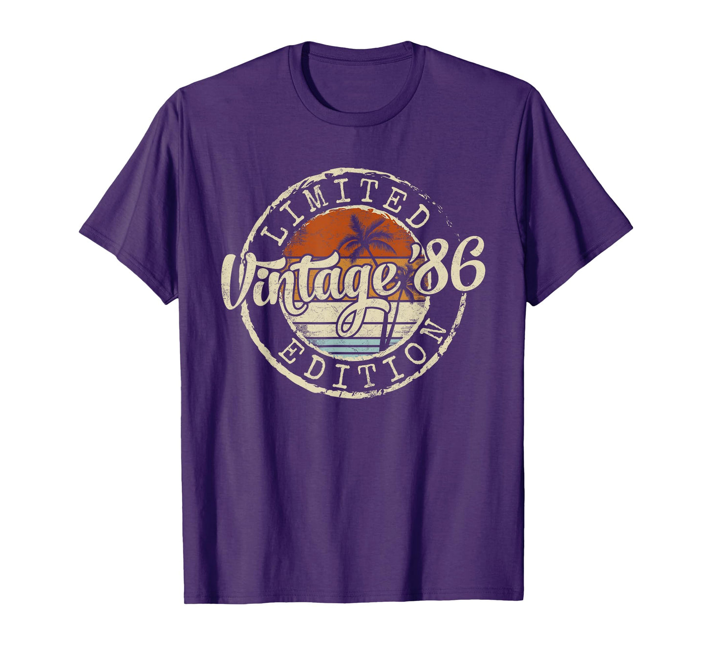 Vintage 1986 39th Birthday Gifts 39 Year Old For Men Women T-Shirt