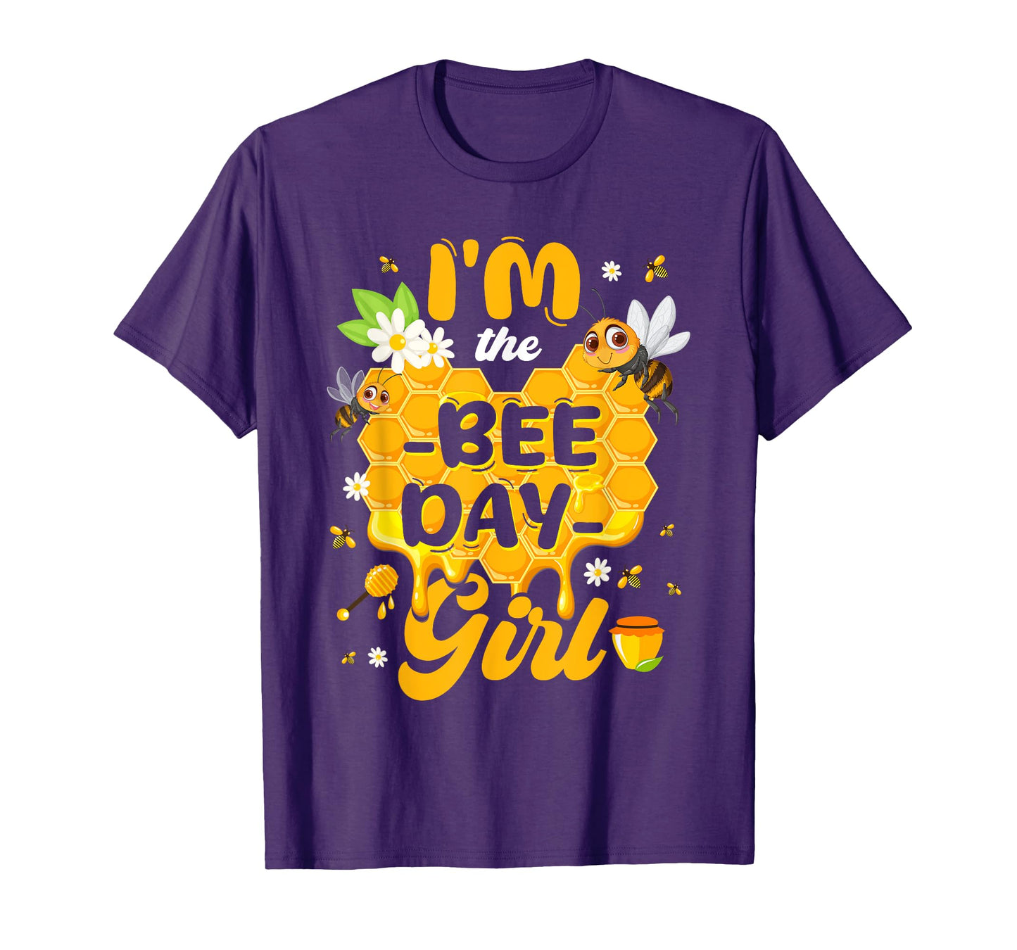 Bee Day Girl Cute Honey Bee Birthday Gift For Girls T-Shirt